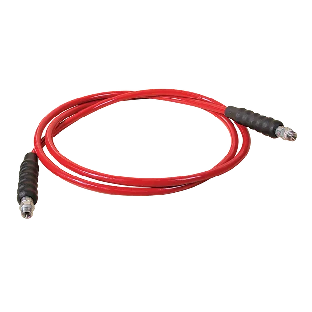 BVA Hydraulics 3/8" NPT Male X 1/4" ID Hose Assembly 2 Metres Length