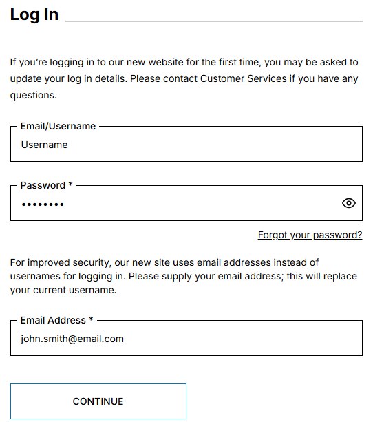 username Email Replacement