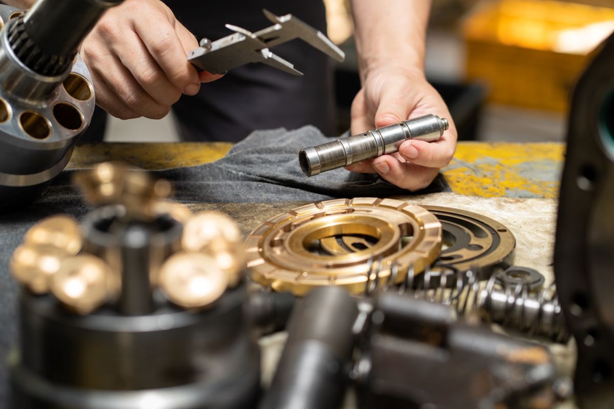 Image of hydraulic system repair