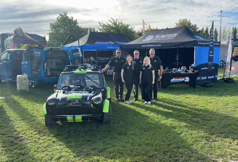 PlantWorx Allswage team in front of stand